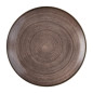 Assiettes avec rebord Churchill Stonecast Raw Evolve Brown 260mm (Lot de 12)