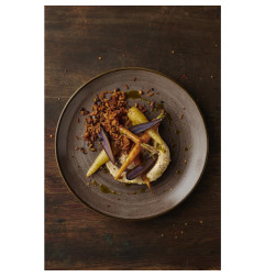 Assiettes avec rebord Churchill Stonecast Raw Evolve Brown 217mm (Lot de 12)