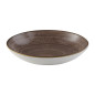Bols Churchill Stonecast Raw Brown 184mm (Lot de 12)