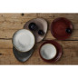 Assiettes avec rebord Churchill Stonecast Patina Evolve Red Rust 217mm (Lot de 12)