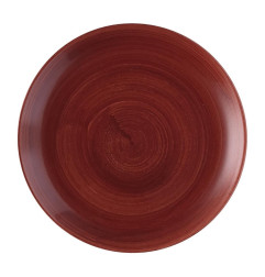 Assiettes avec rebord Churchill Stonecast Patina Evolve Red Rust 165mm (Lot de 12)