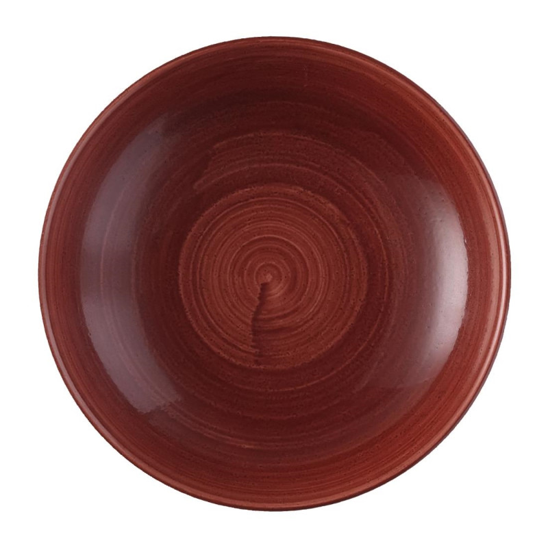 Bols Churchill Stonecast Patina Evolve Red Rust 248mm (Lot de 12)