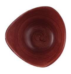 Bols triangulaires Churchill Stonecast Patina Red Rust 152mm (Lot de 12)