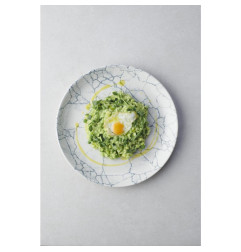 Assiettes rondes Churchill Studio Prints Kintsugi Pearl Evolve Grey 286mm (Lot de 12)