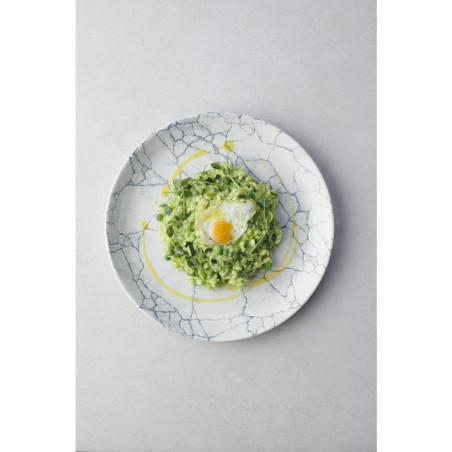 Assiettes rondes Churchill Studio Prints Kintsugi Pearl Evolve Grey 286mm (Lot de 12)