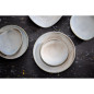 Assiettes Plates Olympia Ember Blue 180mm (Lot de 6)