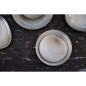 Assiettes Plates Olympia Ember Blue 180mm (Lot de 6)