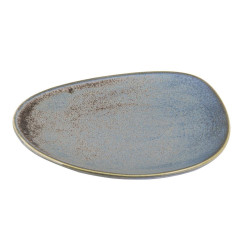 Assiettes Triangulaires Olympia Ember Blue 308mm (Lot de 4)