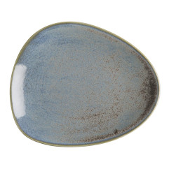 Assiettes Triangulaires Olympia Ember Blue 308mm (Lot de 4)