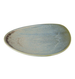 Assiettes Triangulaires Olympia Ember Blue 250mm (Lot de 6)