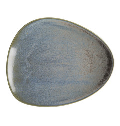 Assiettes Triangulaires Olympia Ember Blue 250mm (Lot de 6)