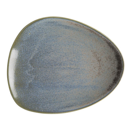 Assiettes Triangulaires Olympia Ember Blue 250mm (Lot de 6)