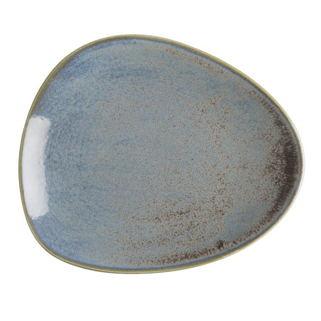 Assiettes Triangulaires Olympia Ember Blue 190mm (Lot de 6)