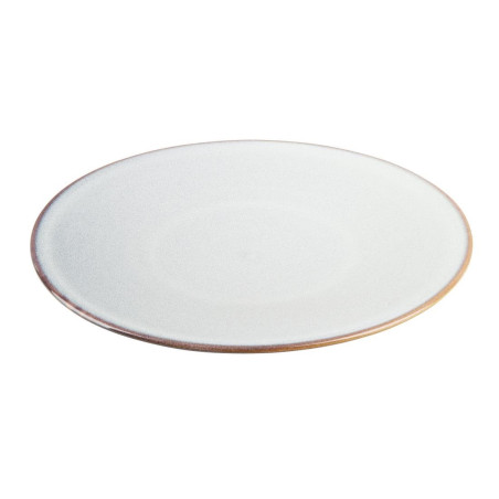 Assiettes Plates Olympia Drift Gris Uni 280mm (Lot de 4)