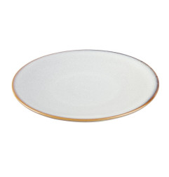 Assiettes Plates Olympia Drift Gris Uni 230mm (Lot de 6)