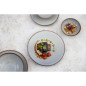 Assiettes Plates Olympia Drift Gris Uni 230mm (Lot de 6)