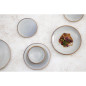 Assiettes Plates Olympia Drift Gris Uni 230mm (Lot de 6)