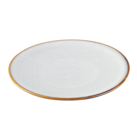 Assiettes Plates Olympia Drift Gris Uni 180mm (Lot de 6)