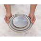 Assiettes Plates Olympia Drift Gris Uni 180mm (Lot de 6)