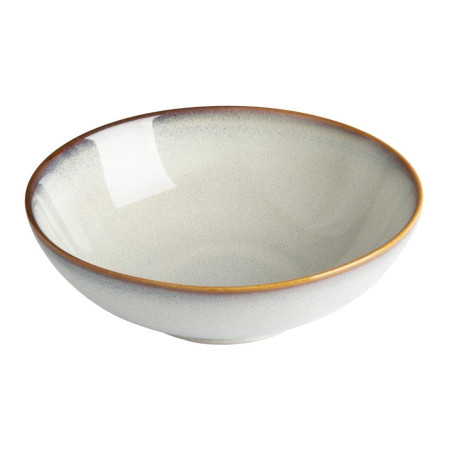 Bols Évasés Olympia Drift Gris Uni 205mm (Lot de 4)