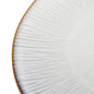 Assiettes Plates Olympia Drift En Relief Gris 280mm (Lot de 4)