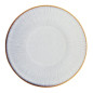 Assiettes Plates Olympia Drift En Relief Gris 220mm (Lot de 6)