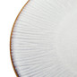 Assiettes Plates Olympia Drift En Relief Gris 220mm (Lot de 6)