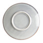 Assiettes Plates Olympia Drift En Relief Gris 180mm (Lot de 6)