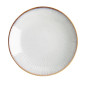 Assiettes Creuses Olympia Drift En Relief Gris 260mm (Lot de 4)