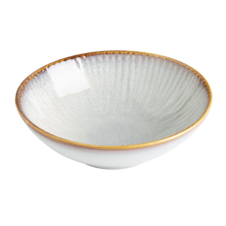Bols Évasés Olympia Drift En Relief Gris 155mm (Lot de 6)