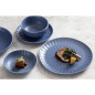 Assiettes calottes Olympia Corallite bleues 160x40mm (lot de 6)