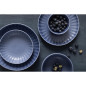 Assiettes calottes Olympia Corallite bleues 160x40mm (lot de 6)
