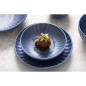 Assiettes calottes Olympia Corallite bleues 160x40mm (lot de 6)