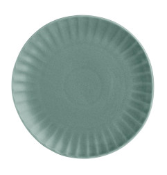 Assiettes plates Olympia Corallite vertes 280 mm (lot de 6)