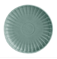 Assiettes plates Olympia Corallite vertes 205 mm (lot de 6)