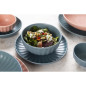 Assiettes plates Olympia Corallite vertes 205 mm (lot de 6)