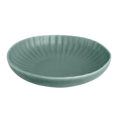 Assiettes calottes Olympia Corallite vertes 220mm (lot de 6)