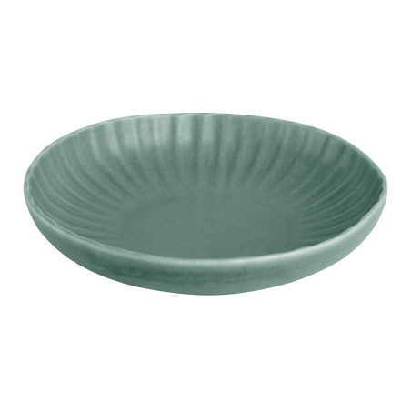 Assiettes calottes Olympia Corallite vertes 220mm (lot de 6)