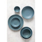 Assiettes calottes Olympia Corallite vertes 220mm (lot de 6)