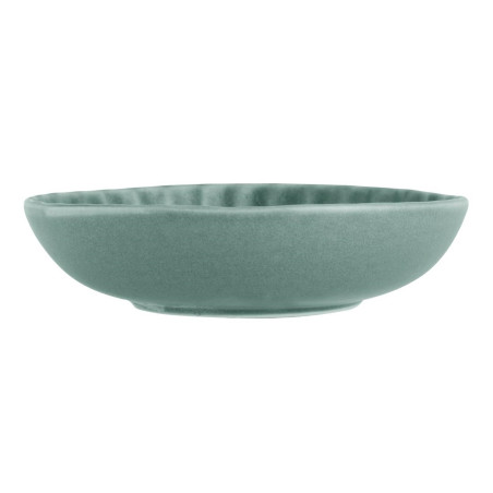 Assiettes calottes Olympia Corallite vertes 160x40mm (lot de 6)
