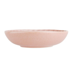 Assiettes calottes Olympia Corallite pêche 160x40mm (lot de 6)