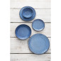 Assiettes Plates Olympia Denim Blue 180mm (Lot de 6)