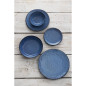 Assiettes Plates Olympia Denim Blue 180mm (Lot de 6)
