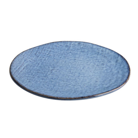 Assiettes Plates Olympia Denim Blue 230mm (Lot de 6)