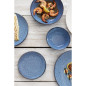 Assiettes Plates Olympia Denim Blue 285mm (Lot de 4)