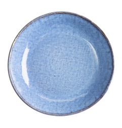 Bols Plats Olympia Denim Blue 220mm (Lot de 6)