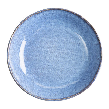 Bols Plats Olympia Denim Blue 220mm (Lot de 6)