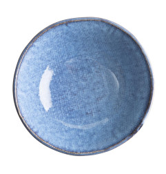 Bols Plats Olympia Denim Blue 160mm (Lot de 6)