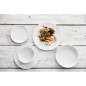Assiettes Plates Olympia Denim White 180mm (Lot de 6)