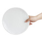 Assiettes Plates Olympia Denim White 230mm (Lot de 6)